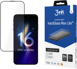 3mk Protection HardGlass Max Lite iPhone 16 Pro Max 6.9" tok, fekete Fullscreen Glass Lite