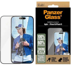 Panzer Screen Protector iPhone 16 6.1" Ultra-Wide Fit 2861 edzett üvegfólia