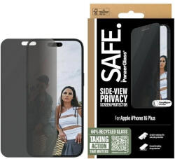 Panzer SAFE by PanzerGlass iPhone 16 Plus 6.7" Privacy Screen Protector Ultra-Wide Fit SAFEP95877