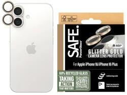 Panzer SAFE by PanzerGlass iPhone 16 6.1" / 16 Plus 6.7" Lens Protector gold/glitter gold SAFE95894 kameravédő