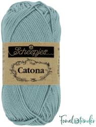 Scheepjes Catona 528 Silver Blue - ezüstkék pamut fonal -50gramm