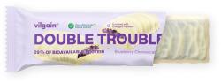 Vilgain Double Trouble Protein Bar - cheesecake cu afine 55 g