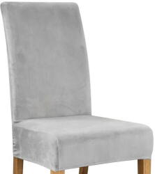  SMARTECH Husa protectie scaun, marime universala, pentru scaune de bucatarie sau birou, de casa, restaurant, evenimente, material tip catifea, lavabila, banda elastica pentru fixare si antialunecare, 