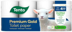 Tento - toalettpapír GOLD PREMIUM - 4 rétegű - illatmentes - 8tekercs/csomag