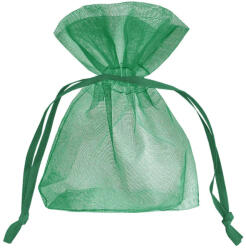 PartyPal Organza tasak, 10x15cm, zöld, 10db/cs (LUFI545397)