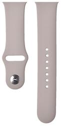 DEVIA DELUXE SPORT pótszíj (egyedi méret, szilikon, állítható) SZÜRKE Apple Watch Series 4 44mm, Apple Watch Series 3 42mm, Apple Watch Series 6 44mm, Apple Watch Ultra 49mm, Apple Watch Series (ST324901)