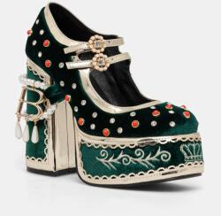 Koi Footwear körömcipő zöld, magassarkú, DPK80 - zöld Női 40