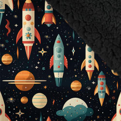 Takoy Téli softshell fekete színű sherpa (báránybunda) anyaggal prémium 20000 / 10000 rakéták és űr