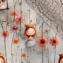 Takoy Téli softshell szürke színű sherpa (báránybunda) anyaggal prémium 20000 / 10000 vörös hajú hercegnő