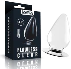Lovetoy 4.5'' Flawless Clear Anal Plug