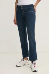 Pepe Jeans farmer STRAIGHT JEANS LW VENUS női, magas derekú, PL204848ED7 - sötétkék 27/30