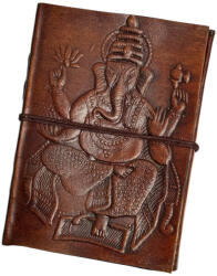 Jovy Agenda-Jurnal GANESHA, Coperta Piele Ecologica, 100 File, 13x10x2 cm