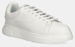 Giorgio Armani bőr sportcipő fehér, X4X264 XF768 00001 - fehér Férfi 45