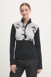 Giorgio Armani sportos pulóver St. Moritz Powerstretch fekete, nyomott mintás, TJJFZ. 6DTM47 - fekete L