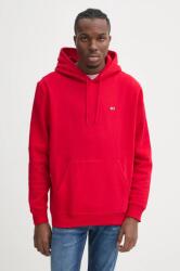 Tommy Hilfiger felső piros, férfi, sima, kapucnis, DM0DM20742 - piros XL