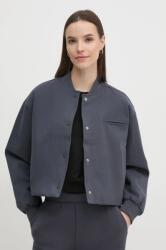 Calvin Klein Jeans rövid kabát női, szürke, átmeneti, oversize, J20J224970 - szürke XL