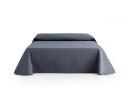 Somnart Cuvertura de pat velour, Somnart, 220x240 cm, gri (CUV.MAT.GRI.220X240.MF)
