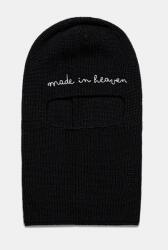 Fiorucci gyapjú csősál Embroidered Balaklava fekete, U01FPAHA217KN05BK01 - fekete Univerzális méret