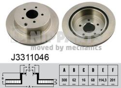 NIPPARTS Disc frana NIPPARTS J3311046 - automobilus