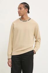 HUGO BOSS pulover de bumbac barbati, culoarea bej, light 9BYY-SWM0LE_08X (50474813)