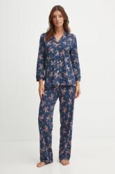 Lauren Ralph Lauren pijama femei, culoarea albastru marin, ILN92357 9BYH-BID073_59A (ILN92357)