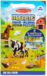 Melissa & Doug Mágneses puzzle - farm 2x15 db-os (42832)