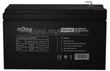 nJoy UPS GP09122F szünetmentes akkumulátor (12V/9Ah, T2/F2, zárt, gondozás mentes, AGM) (GP09122F) (GP09122F)