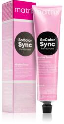 Matrix SoColor Sync Pre-Bonded Alkaline Toner Full-Bodied lúgos hajfesték árnyaló hajra árnyalat 4A Mittelbraun Asch 90 ml