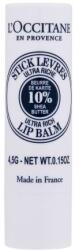L'Occitane Shea Butter Ultra Rich Lip Balm Stick hidratáló ajakbalzsam 4.5 g