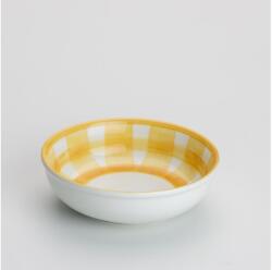 Výrobce po 1 ks Kerámia befőttes tál 13 cm fehér sárga (KK12950)
