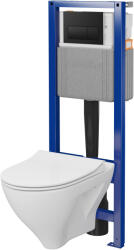 Cersanit Mille set cadru și vas wc, capac+ buton de spălare S701-839 (S701839)