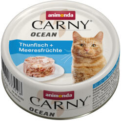 Animonda 12x80g animonda Carny Ocean Tonhal & tenger gyümölcsei nedves macskatáp