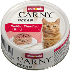 Animonda 24x80g animonda Carny Ocean Fehér tonhal & marha nedves macskatáp