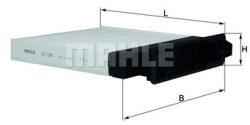 MAHLE Filtru, aer habitaclu MAHLE LA230 (LA230)