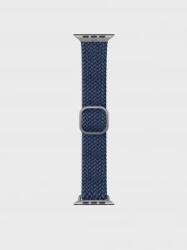 Uniq Aspen Apple Watch 42/44mm fonott szíj kék (55769)