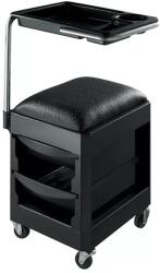 CODA'S Beauty Eszközkocsi Mini Párnázott E169 Fekete