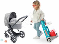 Corolle Set cărucior cu un cărucior medical Cybex Landau 3în1 Priam Corolle electronic cu sunete și lumini (CO140770-4)