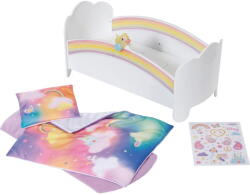 Zapf Creation BABY born Rainbow Bed, Doll Furniture (835999) - vexio Papusa