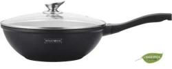 Royalty Line Royalty Line® BW30M Wokpan Indukció - Ø 30 cm - 4, 4 liter - Wok üveg fedéllel