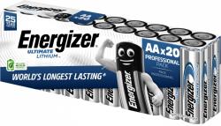 Energizer Ultimate Lithium elem L91, AA, FR6, Mignon 20db/csomag