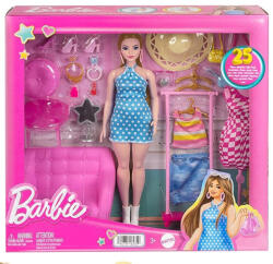 Mattel Barbie - Fashion szett 25 db kiegészítővel és Barbie babával (HPL78)