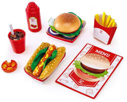 Hape Set de fast-food (1088E3160B) Bucatarie copii