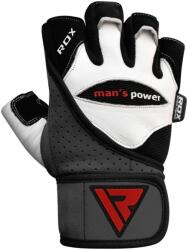 RDX Men" s Power fehér bőrkesztyű (S) - RDX