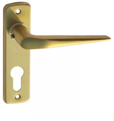 Gomboss/perfekto Alu 410 Pajzsos Ajtókilincs F3 Arany 85 mm PZ (63-000082-82)