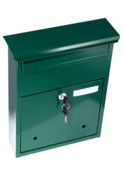 Gomboss/Perfekto Postaláda Klasszik Sima Zöld Kétoldali Bedobónyílással (65-P00032-64)