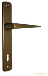 Perfekto Alu 410 Pajzsos Ajtókilincs F4 Bronz 90 mm WC (64-000060-18)