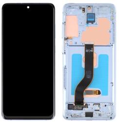 NBA001LCD10112002766228604 Samsung Galaxy S20 Plus, / S20 Plus 5G OLED kijelző érintővel Baba kék kerettel, előlap (NBA001LCD10112002766228604)