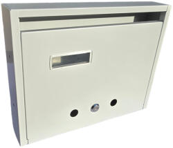 Gomboss/Perfekto Lépcsőházi Postaláda (Ibiza) 310Mm X 230Mm X 60Mm Felfele Nyíló Névjegy Szürke (50-P00009-65)