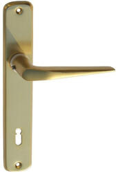 Gomboss/Perfekto Alu 410 Pajzsos Ajtókilincs F3 Arany 90 mm PZ (63-000060-12)