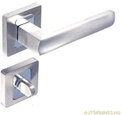 Perfekto Maffia Négyzetrozettás Szatén Króm Felület Csak Kilincs Felső Rozettán (25-600178-50-K)